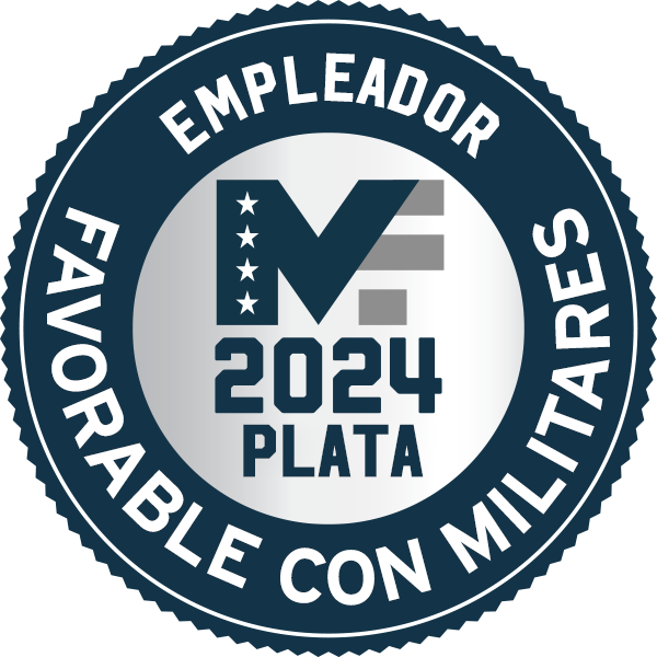 Distinción de bronce al empleador favorable con militares Military Friendly de 2021